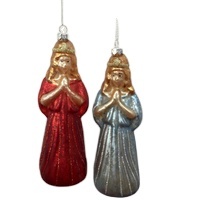 Pendentifs Soldat <span class=keywords><strong>Casse</strong></span>-Noisette en Verre Multicolores 15cm pour Décoration de Noël, Fêtes et Nouvel An - Product Image 3