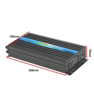 High Efficiency 90% Pure Sine Wave Single Phase 1500W 48V 110V Portable Power AC Converter 1.5kW - Product Image 2