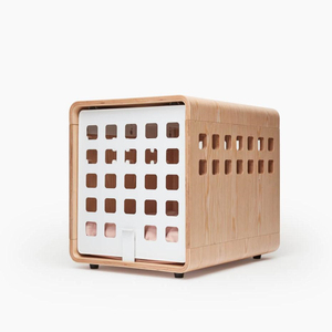 בית כלב עץ מפואר עם כריות רכות בסגנון אופנה מודרני קיימא לבעלי חיים קטנים אריזת קרטון - Product Image 6