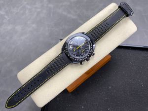 Reloj Mecánico de Lujo de Super Calidad, Resistente al Agua, 44 mm, Fábrica BLS, Movimiento Manual, Cerámica Negra, Cronógrafo, Esqueleto - Product Image 4