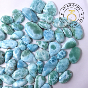 Larimar Cabecón Súper Premium del Caribe, Gema 100% Natural con Bonito Patrón, Piedra para Joyería de Larimar del Caribe - Product Image 4