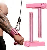 Cinturón de Levantamiento de Pesas de Doble Hebilla para Entrenamiento en Barra Horizontal, Cinturón Auxiliar de Muñeca para Hombres y Mujeres, Cinturón de Fitness con Palanca