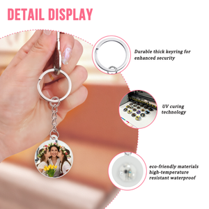 Khóa móc chìa khóa PVC in UV, ảnh màu sắc sống động, chống va đập, quà tặng thời thượng, bộ sưu tập tùy chỉnh, thương hiệu nổi tiếng - Product Image 6