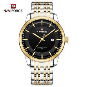 Orologio di Coppia NAVIFORCE Design <span class=keywords><strong>Originale</strong></span> Casual Impermeabile con Calendario Luminoso Elegante Orologio al Quarzo alla Moda per <span class=keywords><strong>Uomo</strong></span> e Donna <span class=keywords><strong>Regalo</strong></span> - Product Image 4