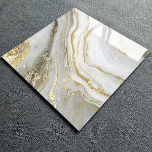 Mạ Vàng tráng men sứ ngói sàn đá cẩm thạch porcelanato Trung Quốc sáng bóng bề mặt bóng 60x60 NỘI THẤT PHÒNG sàn gạch thiết kế - Product Image 6