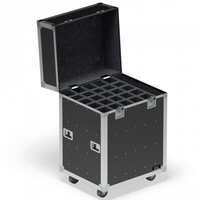 Flight Case des fabricants de rack 16U pour amplificateurs/équipement audio avec carte de roulette