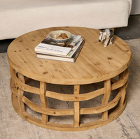 Table basse en bois massif, style 2026, personnalisable, style unique