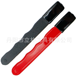 Li Pu Knife Sharpener Ceramic Diamond Rectangular Red Black Portable Sharpening Tool For Outdoor Garden Use - Product Image 1