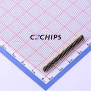 X1321WVS-2x32J-C40D53 Pin Header SMD,P=1.27mm Connector ( Pin Structure: 2x32P )( Pitch: 1.27mm )( Row Spacing: 1.27mm ) - Product Image 2