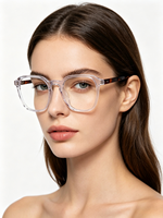 Lunettes de lecture de haute qualité, nouvelle monture en acétate polygonale tendance, texture polyvalente, lunettes optiques unisexes