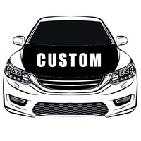 Funda para Capó de Coche con la Bandera de Puerto Rico, Nueva, Entrega de Fábrica, Tejido Elástico Lavable, Pancarta para Capó de Coche