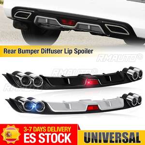 Universal <b>Car</b> Rear Bumper <b>Diffuser</b> Lip Spoiler Canard Black ABS Plastic <b>Car</b>-Styling Rear Bumper Lip <b>Diffuser</b> Spoiler Canard 1pcs - Product Image 1