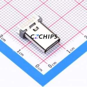 TYPEC-300A-BCP16H130 USB Connector Through hole Component (THT) Connector Type-C USB 3.1 Female Through Hole - Product Image 1