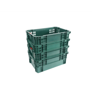 قفص دجاج بلاستيكي قابل للطي مربح صندوق نقل الدجاج/السمان/تركيا للبيع - Product Image 3