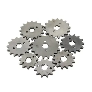 Motorcycle pars sprockets 420 17mm 10T 11T 12T 13T 14T 15T 16T 17T 18T 19T Gear Sprockets For PIT DIRT BIKE ATV Lifan YX Loncin