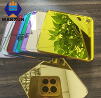 Feuilles de miroir acrylique autocollantes incassables, carreaux de miroir flexibles pour la décoration