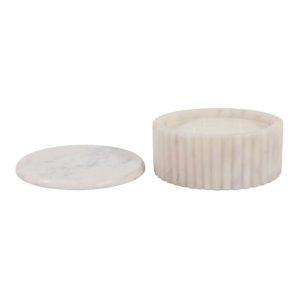 Barattolo Decorativo per Candele in Vetro Scanalato, Design per Soggiorno, Camera da Letto, Bagno, Formato Piccolo - Product Image 3
