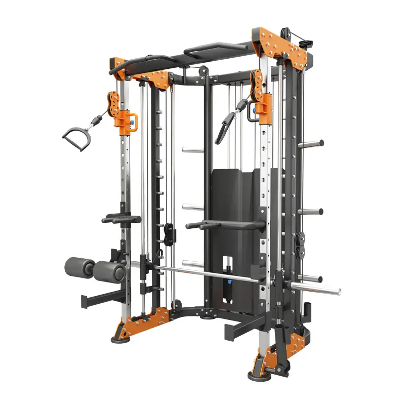 Hot Verkopende Commerciële Fitnessapparatuur Multifunctionele Station Gym Smith Machine Stapel Gewicht Gym Machine