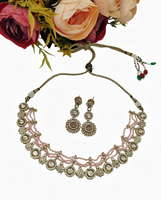 Ensemble de bijoux pour fête de mariage et de fiançailles, design XOXO, plaqué or, alliage de zinc, collier, boucles d'oreilles, bague, bracelet, multi-pièces