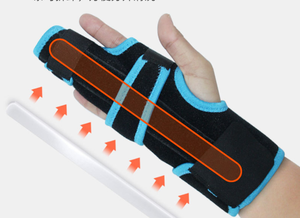 แถบรัดนิ้วมือหักปรับได้ป้องกันมือแพลงที่ป้องกันนิ้วหัวแม่มือรั้งรั้งรั้งฟื้นฟูสมรรถภาพ - Product Image 6