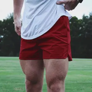 Calça esportiva masculina de secagem rápida, calça casual atlética de verão de treino de três quartos para homens, shorts curtos elásticos respiráveis para academia