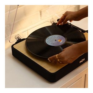 Tocadiscos REVOLUTION Legno e Nero EM JT004 SB - Product Image 5
