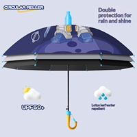 Parapluies publicitaires personnalisés pour enfants, design dessin animé/mignon, ouverture automatique, pour élèves du primaire - Approvisionnement transfrontalier