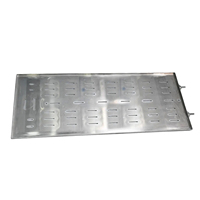 Placa de refrigeración para vehículo eléctrico, evaporador de enlace de rollo de aluminio de gran tamaño