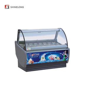 Gelato Display Fridge Stainless Steel Ice Freezer Showcase FRCGS-0607 Ice Display Freezer FRCGS-0607 FRCGS-0607 Ice - Product Image 6