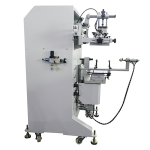 Impresora de Pantalla Cilíndrica Semiautomática de Alta Calidad, la Más Popular, para Etiquetas de Botellas, Frascos y Contenedores en la Industria Agrícola - Product Image 4