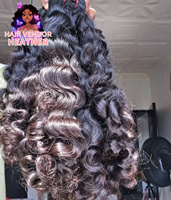 Pabrik Rambut Kamboja, Bundel Rambut India Alami Bergelombang, Vendor Bundel Rambut Burma Keriting, Grosir Rambut Manusia Mentah