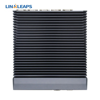Linkleaps ODM PC Industri Mini 6th/9th Gen tanpa kipas komputer tertanam 6 RS485 RS232 COM 3 GbE LAN 2 DDR4 64GB 8 USB 3.0 stok