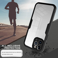 Le 360 corps complet protecteur d'écran housse de téléphone pour iPhone TPU PC accessoires de téléphone portable pour iPhone 15 Pro max