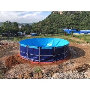 Custom Size Folding Round PVC Tarpaulin <strong>Fish</strong> Pond Circle <strong>Plastic</strong> <strong>Fish</strong> <strong>Tank</strong> - Product Image 4