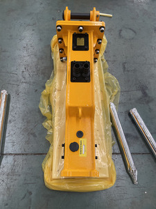 Mini pelle hydraulique de 3 tonnes, briseur de béton, outils hydrauliques, marteau d'excavatrice, certifié CE ISO, taux d'impact 500-1100 BPM, 53 mm, 20CrMo, garantie 1 an - Product Image 4