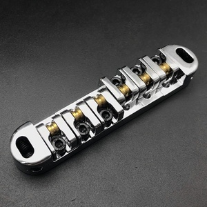 Pont de guitare à 6 cordes avec selles à roulettes, pont à roulettes <span class=keywords><strong>Tune</strong></span>-<span class=keywords><strong>O</strong></span>-<span class=keywords><strong>Matic</strong></span>, selles à roulettes anti-friction pour guitare électrique Les Paul - Product Image 5