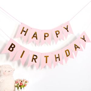 2024 Offre Spéciale papier multicolore matériel joyeux anniversaire suspendu drapeau <span class=keywords><strong>de</strong></span> chaîne pour <span class=keywords><strong>fond</strong></span> Photo - Product Image 1