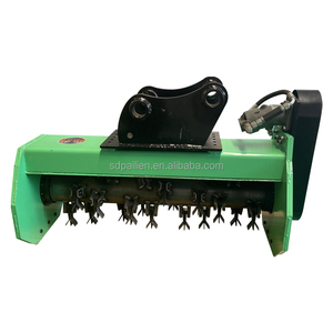 Tondeuse à fléaux d'excavatrice Paillis Herbe haute Ronces Arbustes légers Haute durabilité Coupeur d'herbe suspendu à l'avant Tondeuse à fléaux d'excavatrice - Product Image 1