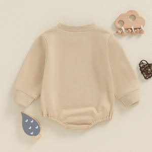 Peleles de punto para bebé recién nacido con estampado de palabras para recién nacidos, monos, peleles para bebés, suéteres, <span class=keywords><strong>ropa</strong></span> - Product Image 5