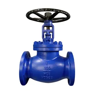 ANSI Tiêu Chuẩn 150lb Đúc Thép WCB Vật Liệu Handwheel Hoạt Động Bellows Seal Globe Valve