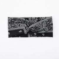 Bandeau de sport européen et américain de couleur bonbon pour femmes Bandeau de yoga en coton élastique croisé torsadé pour femmes
