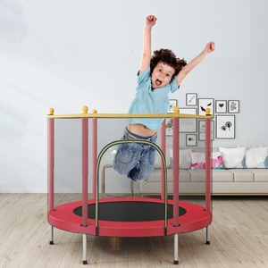 Cama Elástica Infantil de Fábrica para Interiores, Trampolín para Bebés de <span class=keywords><strong>1.4</strong></span> <span class=keywords><strong>m</strong></span> de Diámetro con Malla Protectora, el Mejor Producto de la Categoría - Product Image 3