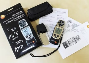 Anémomètre à ailettes haute performance Testo 410-2 avec mesure de l'humidité - Product Image 6