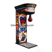 Machine de boxe à poinçon d'arcade personnalisée équipement de sport pour jeux électroniques dynamiques à jetons personnalisés pour les fans de sport