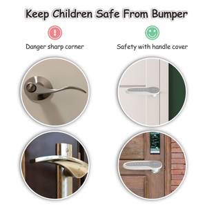 Copri Maniglie in Silicone Probebi, Protezione Antiustione per Maniglie e Pomelli delle Porte, Cuscinetto Protettivo Contro Ustioni e Freddo - Product Image 2