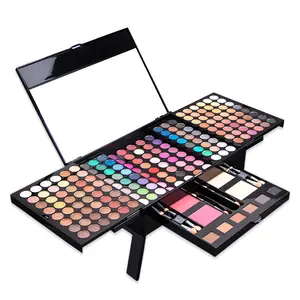 ES140 High end makeup products 194 colors kits professional fold box set with de maquillaje todo en uno make up eyeshadow set