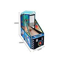 Machine de basket-ball Hero à jetons avec jeu d'écran Super Basketball Arcade Simulator Amusement Kids Game Machine