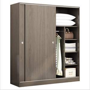 Lemari pakaian kayu murah furnitur praktis berkualitas tinggi - Product Image 4