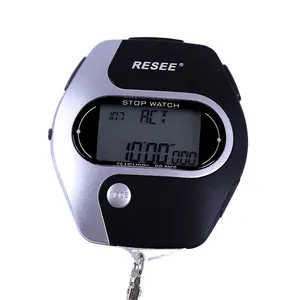 Professional 60 lap memory high precision 0.001 seconds rechargeable waterproof LED backlight sports stopwatch