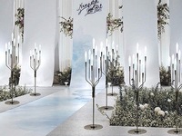 Nouvel arbre type 5 têtes scène de fête de mariage lumière led éclairage de passerelle pour toile de fond de fête d'événement de mariage